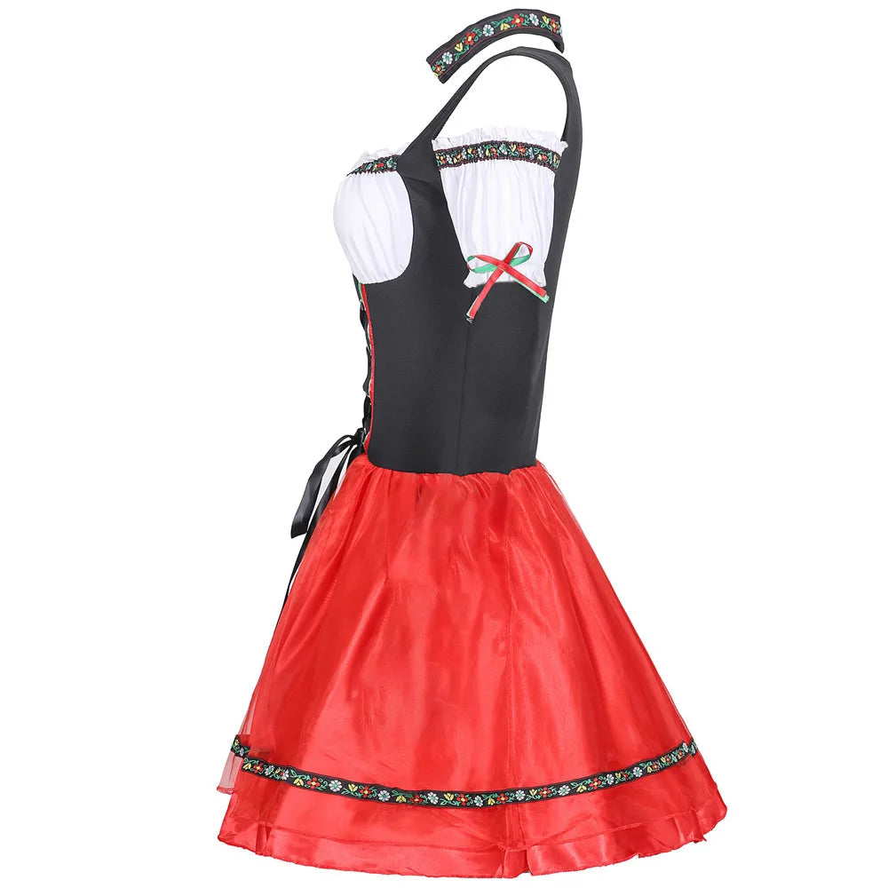 Traditionelles Dirndl Kostüm Oktoberfest Outfit