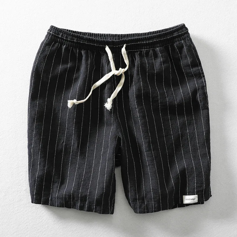 Bequeme Herren Leinen Shorts Sommer Leicht