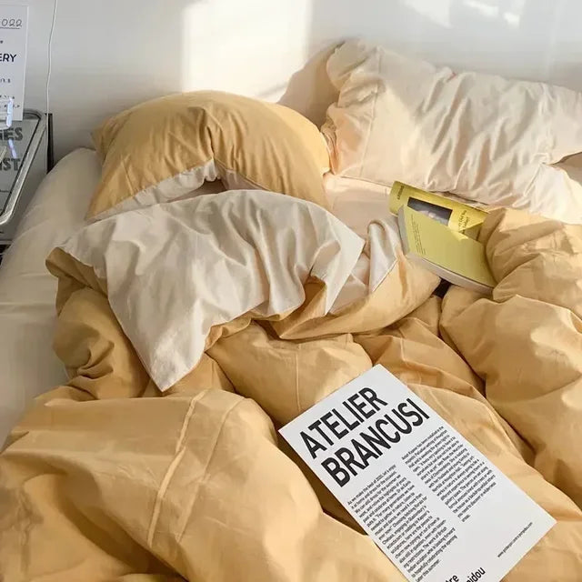 DuoDream Bettdecke - Stylische Wendebettwäsche Komfortabel Modern