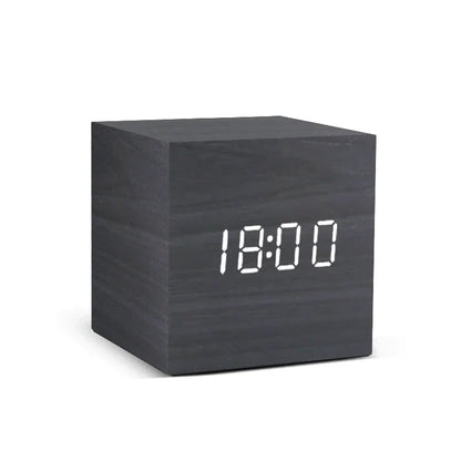 Holz Digitaler Wecker Minimalistisch Modern - BerlinGlamour