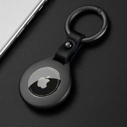 Apple Airtags Schutzhülle Leder Edelstahl Haltbar - BerlinGlamour