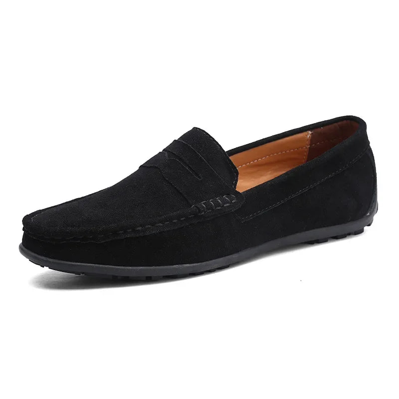 Herren Slip-On Loafers Braun Frühling Schuhe