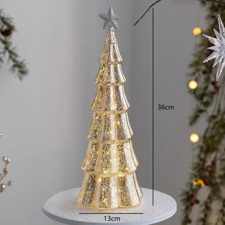 Weihnachtsbaum Lampe LED Frosted Glass Modern