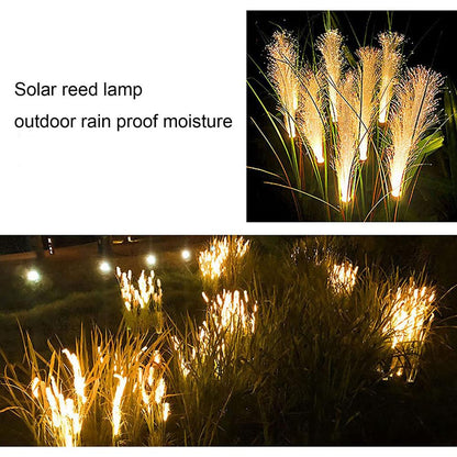 Wasserdichte Solar-Gartenleuchte Faser Optik