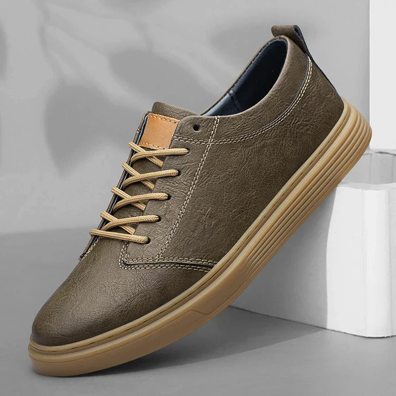 Herren Leder Sneaker Echtleder Sportschuhe - BerlinGlamour