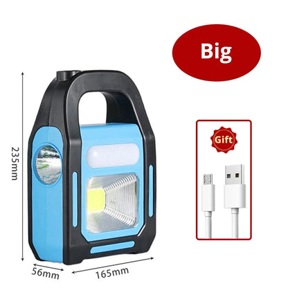 USB Powerbank Lampe Solar Wiederaufladbar Camping - BerlinGlamour