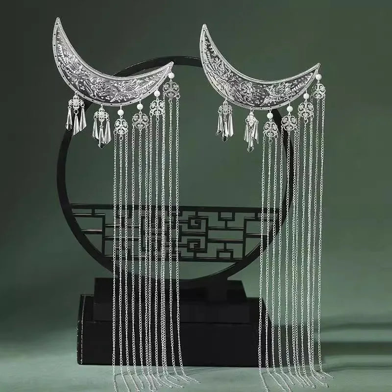 Mondform Haarklammer Mystic Glitzer