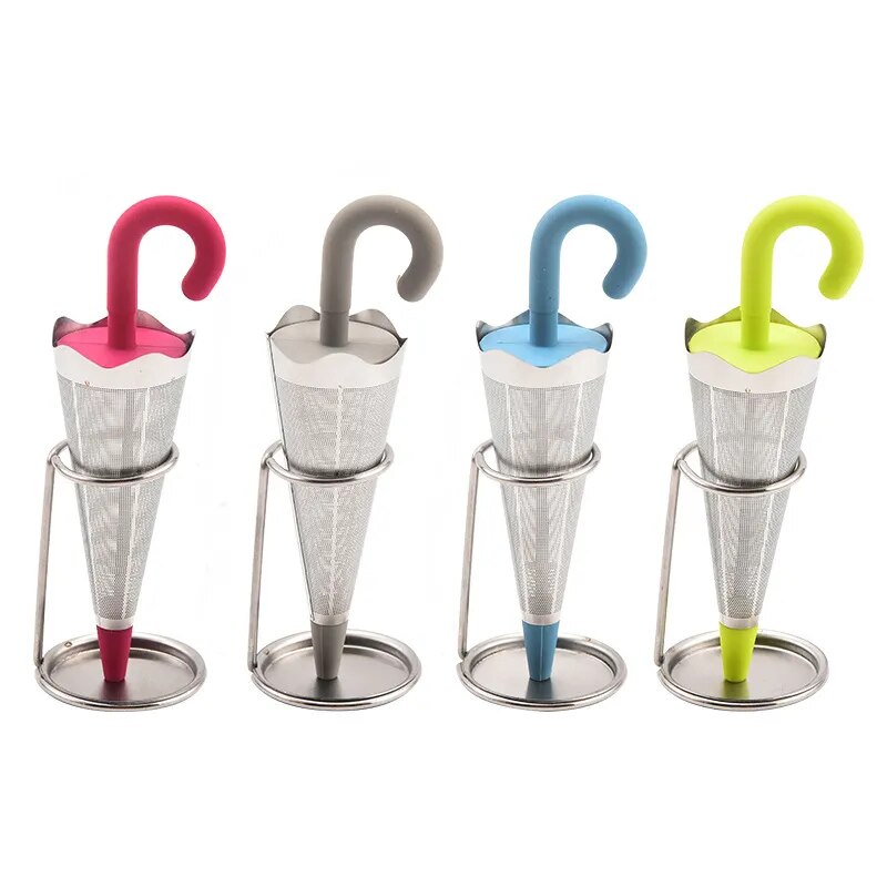 Regenschirm Edelstahl Automatik Klappbar