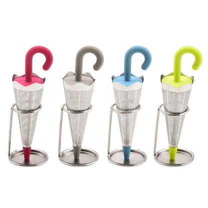 Regenschirm Edelstahl Automatik Klappbar