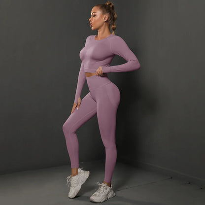 Damen Sportset Nahtlos Komfortabel Modern - BerlinGlamour