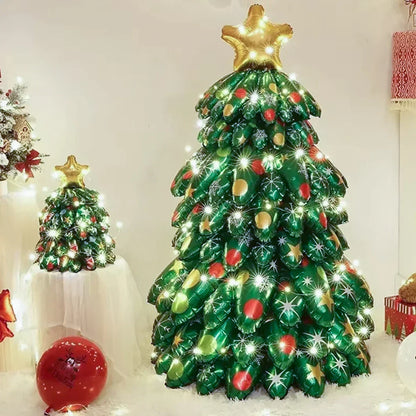 Weihnachtsbaum Aufblasbar Magisch Nordlicht Dekoration