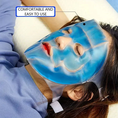 Gesichtsmaske Kühlen Entspannen Erfrischend