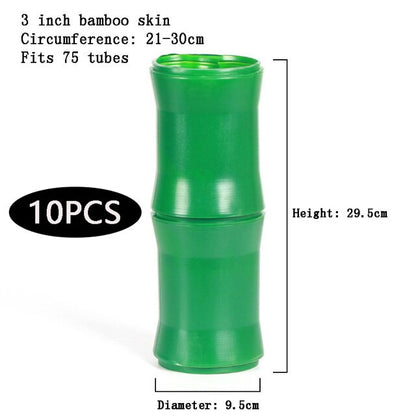 Bambus Pfeifenhalter Set Holz Optik Dekorativ