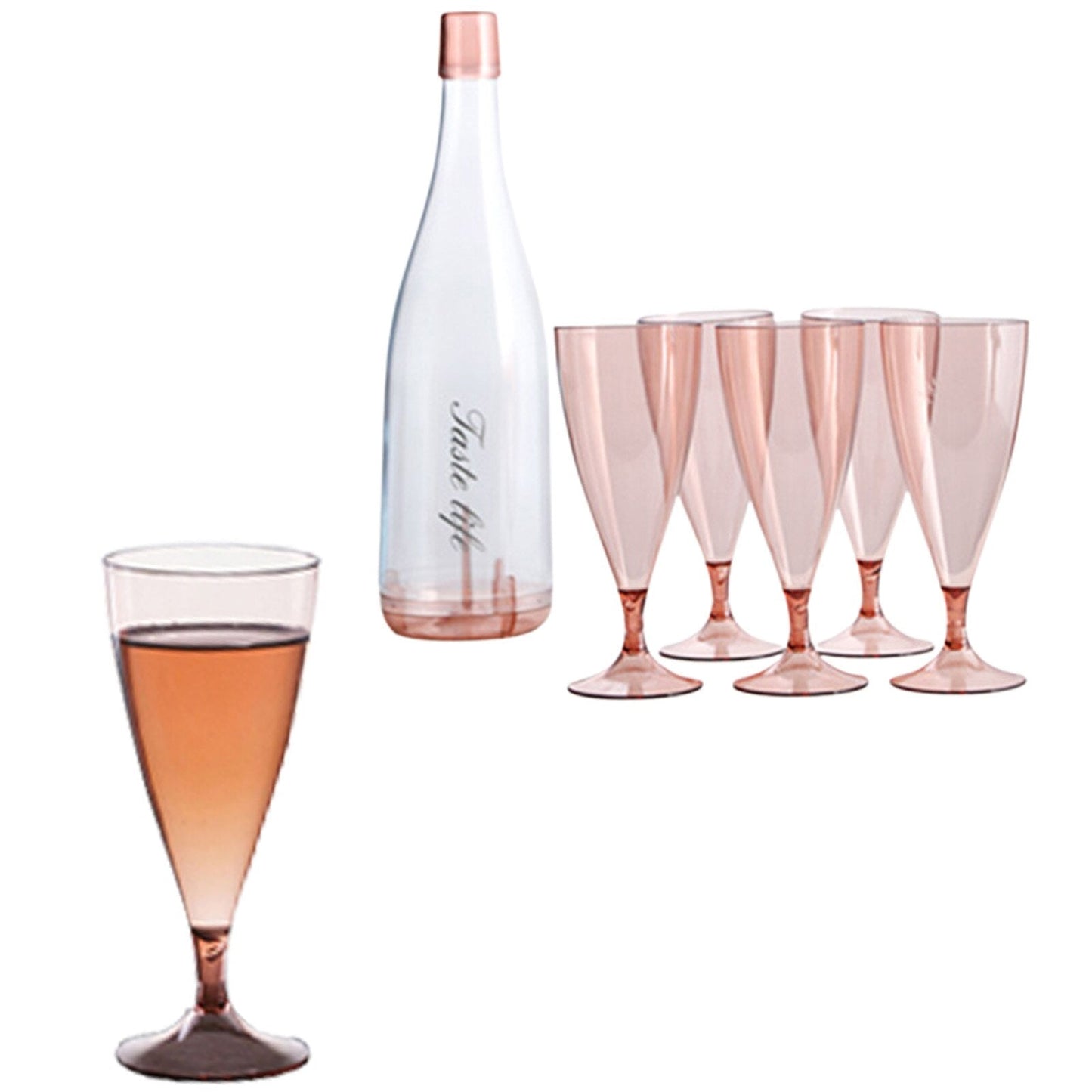 Trinkgläser Set mit Flasche Abnehmbar Kreativ Design