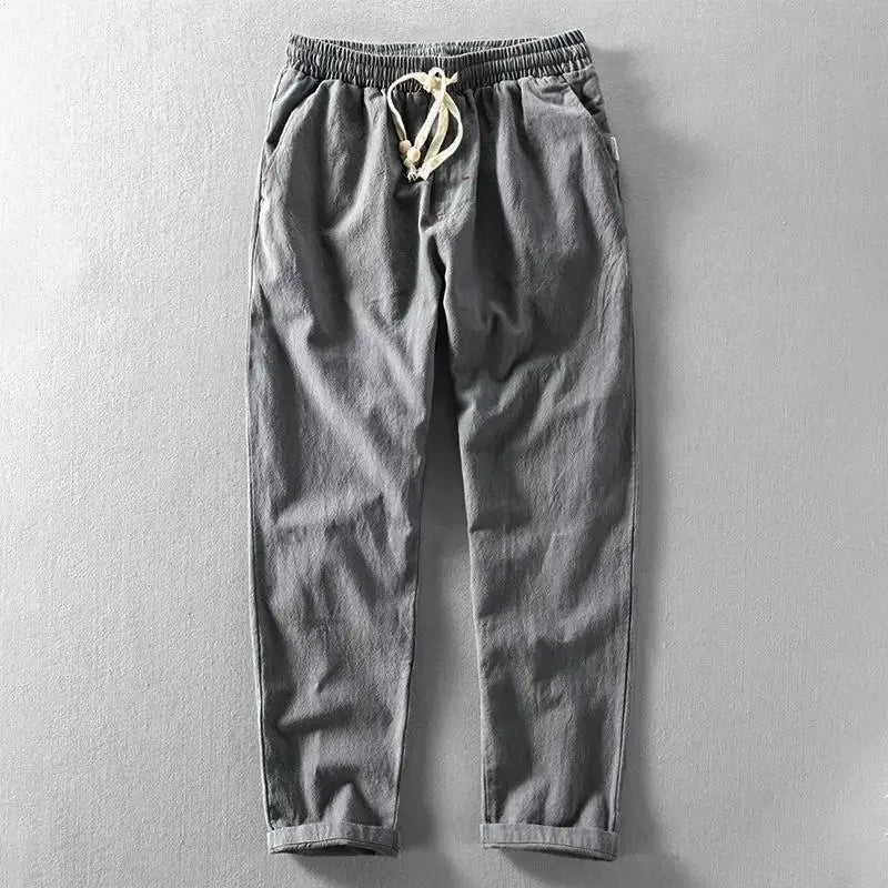 Leinenhose Herren Bequem Leicht Sommer