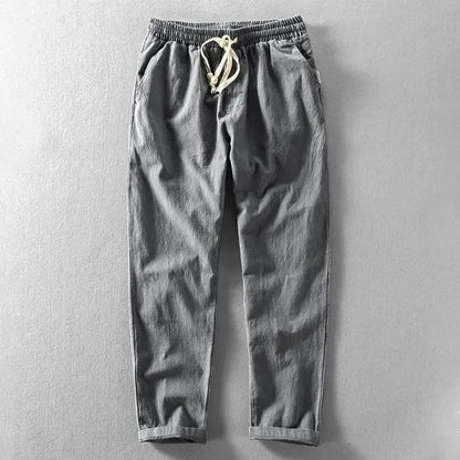 Leinenhose Herren Bequem Leicht Sommer