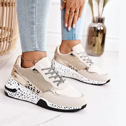 Damen Sneaker Bequem Stylisch Sportlich