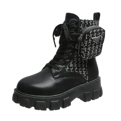 Biker Boots Robust Leder Motorradstiefel