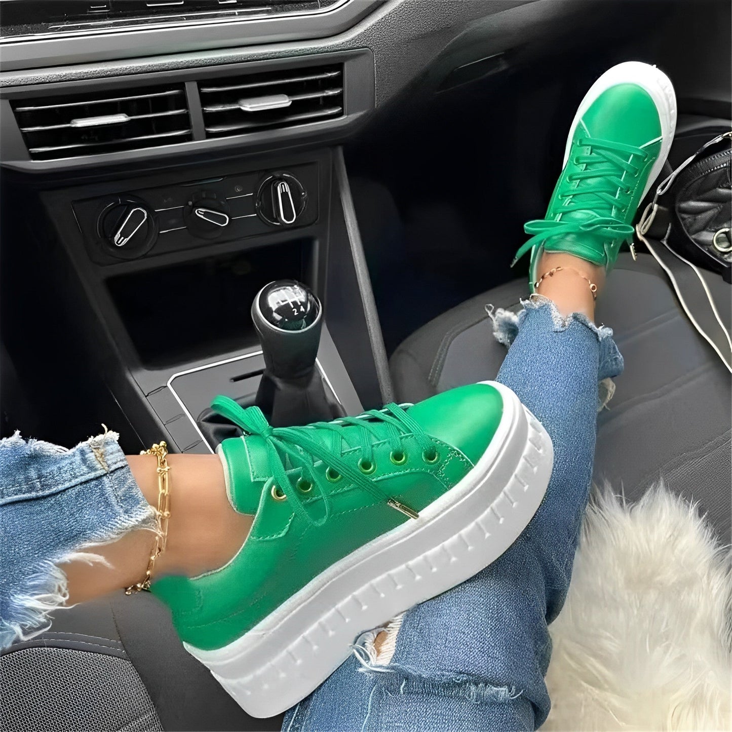 Große Sneaker mit Dämpfung Bequem Laufschuhe