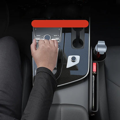 Praktischer Auto Becherhalter Leder Schwarz