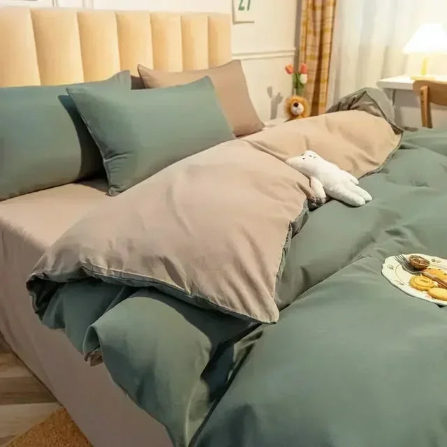 DuoDream Bettdecke - Stylische Wendebettwäsche Komfortabel Modern