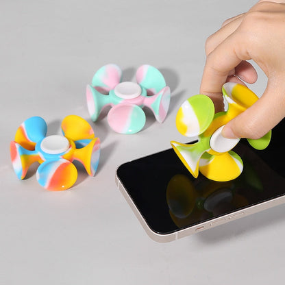 Bunter Hand Spinner Anti Stress Silikon Fidget Spinner
