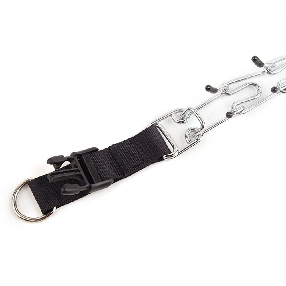 Hundehalsband Pincher Stil C Leder Schwarz