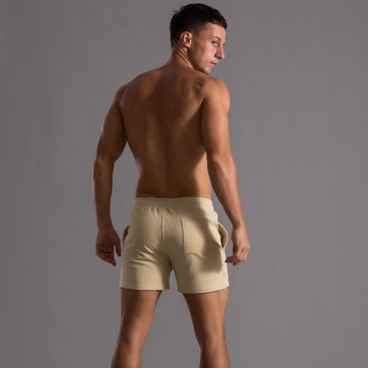 Herren Shorts Gestreift Sommer Modern