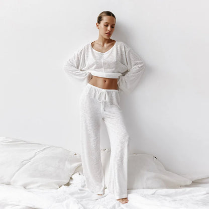 Damen Loungewear Set Bequem Modern