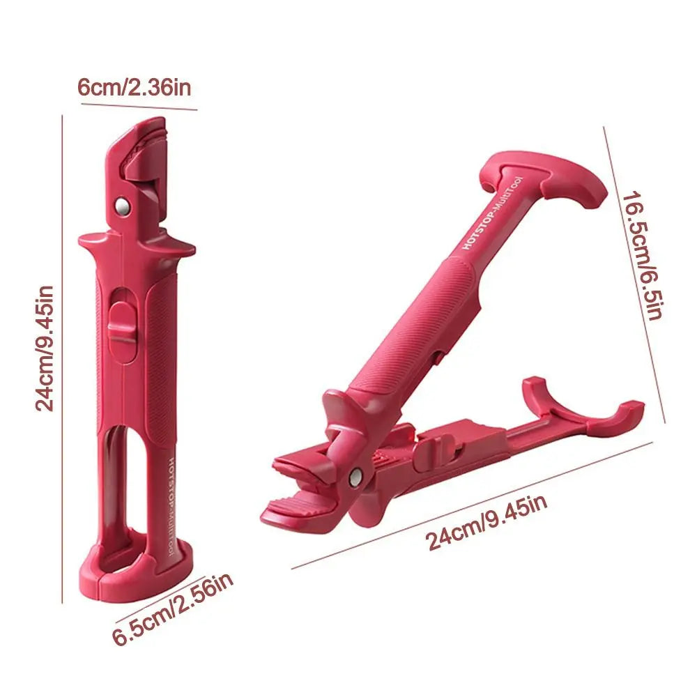 Sicherer Schalenhalter 2in1 Anti-Verbrennungen Griff