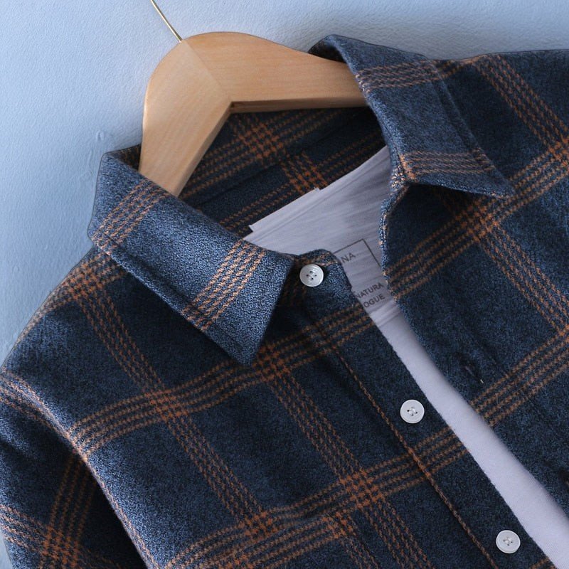 Herren-Hemd Klassisch Elegantes Oxford-Hemd