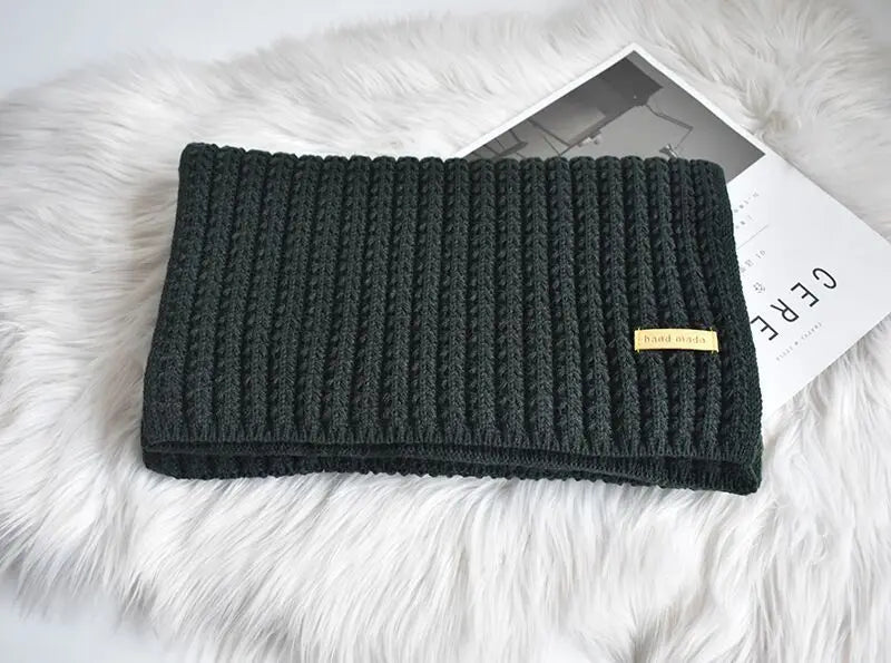 Weicher Strickwollschal Gemütlich Warm