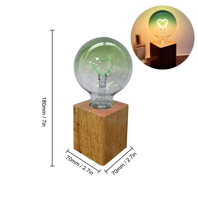 LED Atmosphärenlampe Eternity Love Herz Modern
