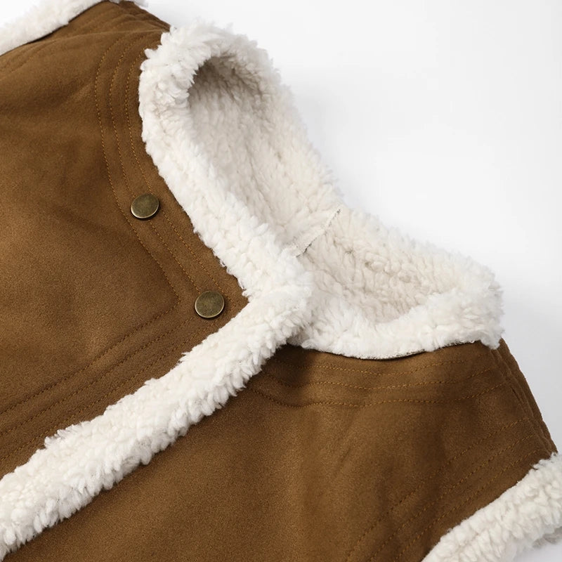 Leder Winterweste Elegant & Zeitlos