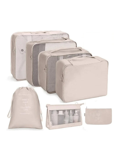 Reise-Organizer Set 7-10-teilig Faltbar Koffer-Boxen - BerlinGlamour