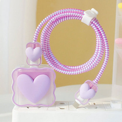 Ladekabel Schutzhülle Transparent durchsichtig