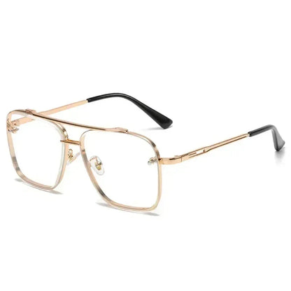Herren Sonnenbrille Pilotenstil Quadratisch Trendy