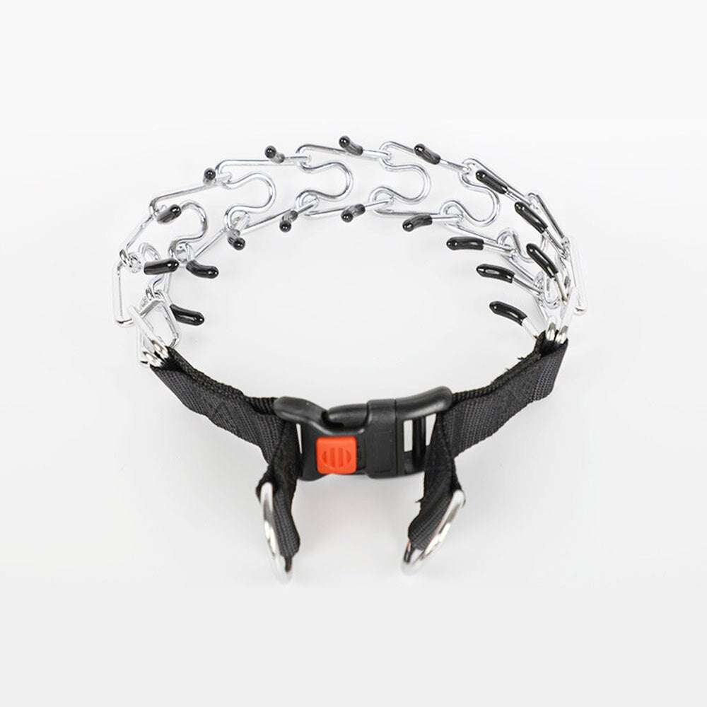 Hundehalsband Pincher Stil C Leder Schwarz