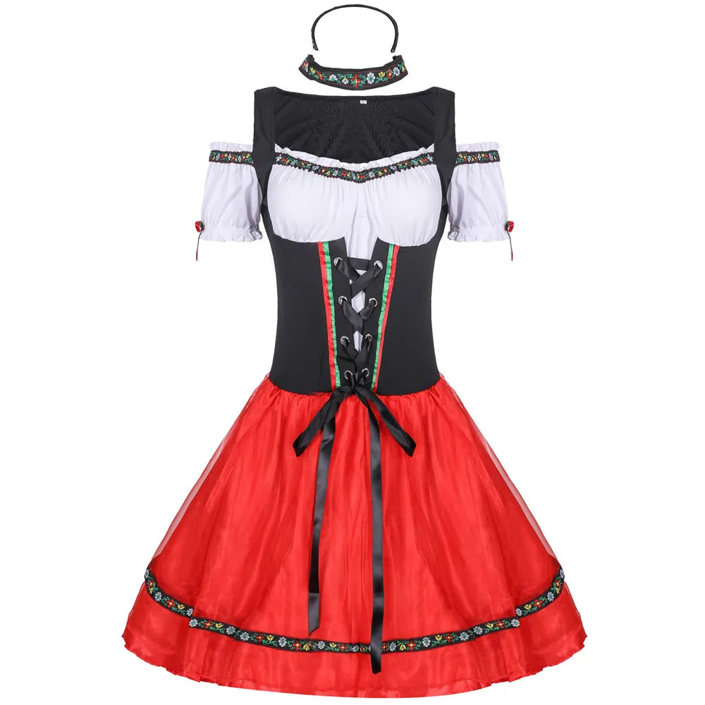 Traditionelles Dirndl Kostüm Oktoberfest Outfit