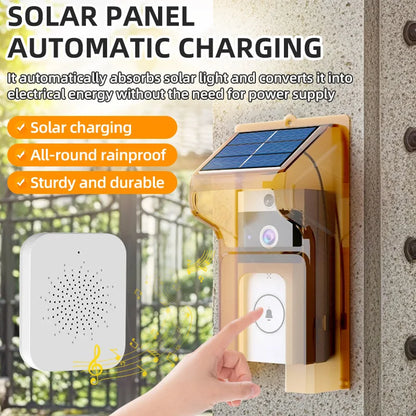 Kabellose Türklingel mit HD-Video & Solarladung WLAN