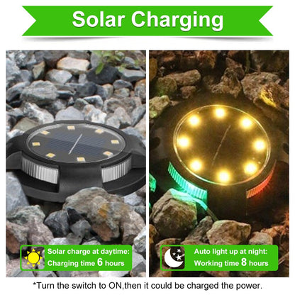 Eco Solar Gartenlicht Bunt LEDs