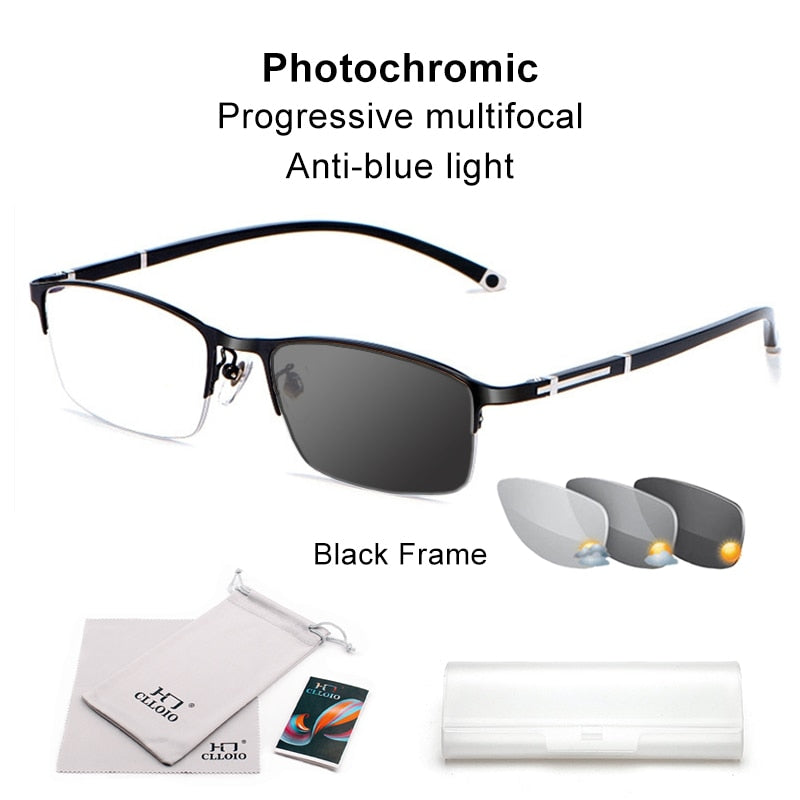 Moderne Anti-Blaulicht-Brille Multifokal