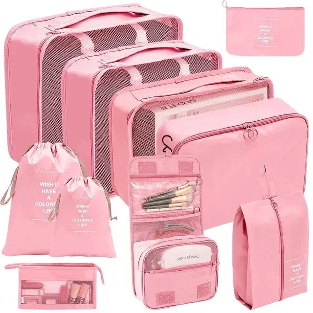 Reise-Organizer Set 7-10-teilig Faltbar Koffer-Boxen