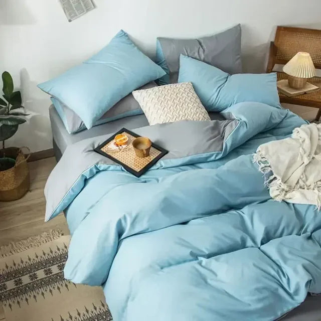 DuoDream Bettdecke - Stylische Wendebettwäsche Komfortabel Modern