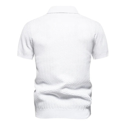 Herrenhemd Rippenmuster Modern Slim Fit