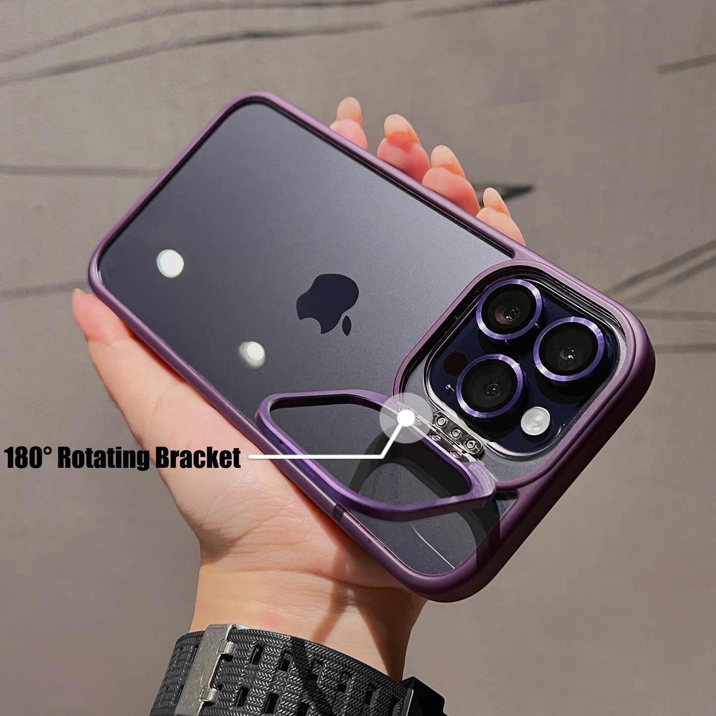 iPhone Hülle Rüstungsstil robust schwarz