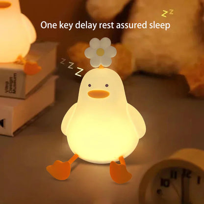 Blumen Ente Nachtlampe Süß Dekorationslicht