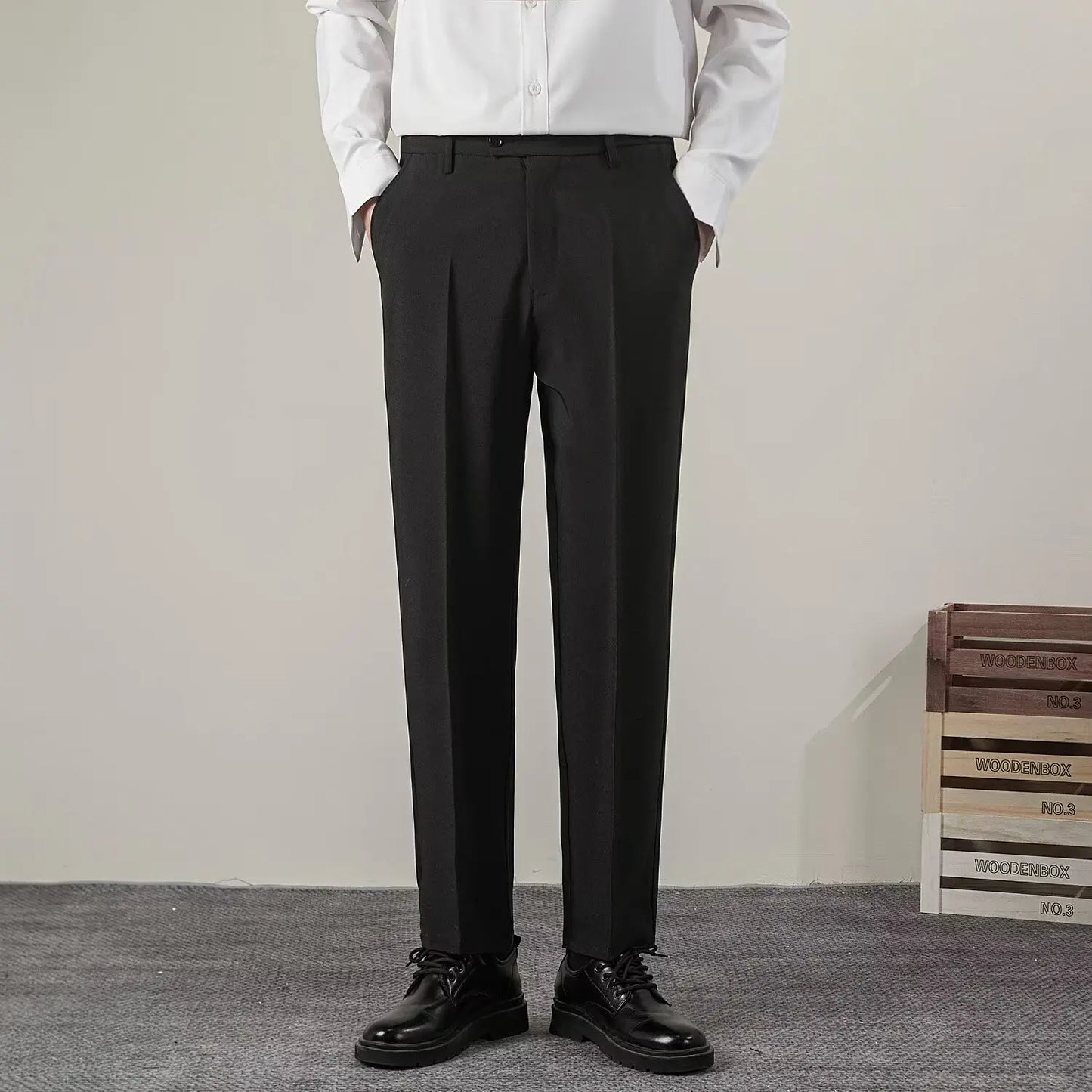 Herrenhosen Bürohosen Formal Elegant Slimfit