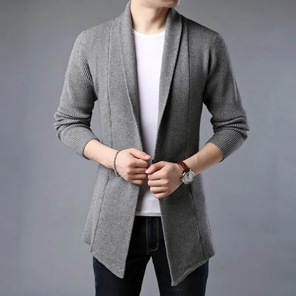Herren Strickjacke Weich Wolle Bequem