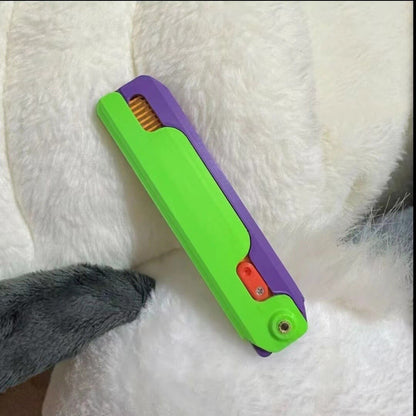 Faltbarer Kamm 3D-gedruckt Schwerkraft Effekt